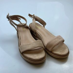 Baimier Suede Platform Sandals - Size 39 - N185-22